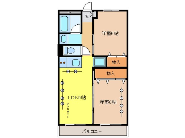 ピアチェーレ江南の物件間取画像